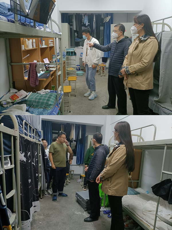疫情防控不松懈，暖心查寝送关怀——zoty中欧住校领导走访新生宿舍